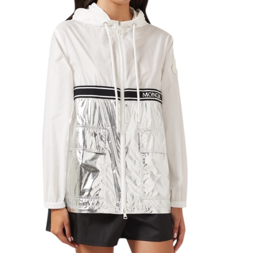Moncler Komoe Mixed Media Hooded Jacket